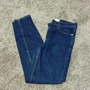 EVERLANE high rise  skinny jeans 26 Regular blue 5-pocket 27in. Long x 27 inseam